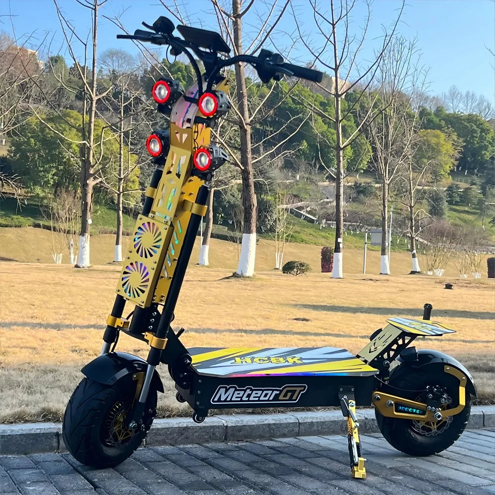 15000 Watts GT-M8 Off Road Adult Electric Scooter 72V50AH Battery 160km Dual Motor E-Scooter