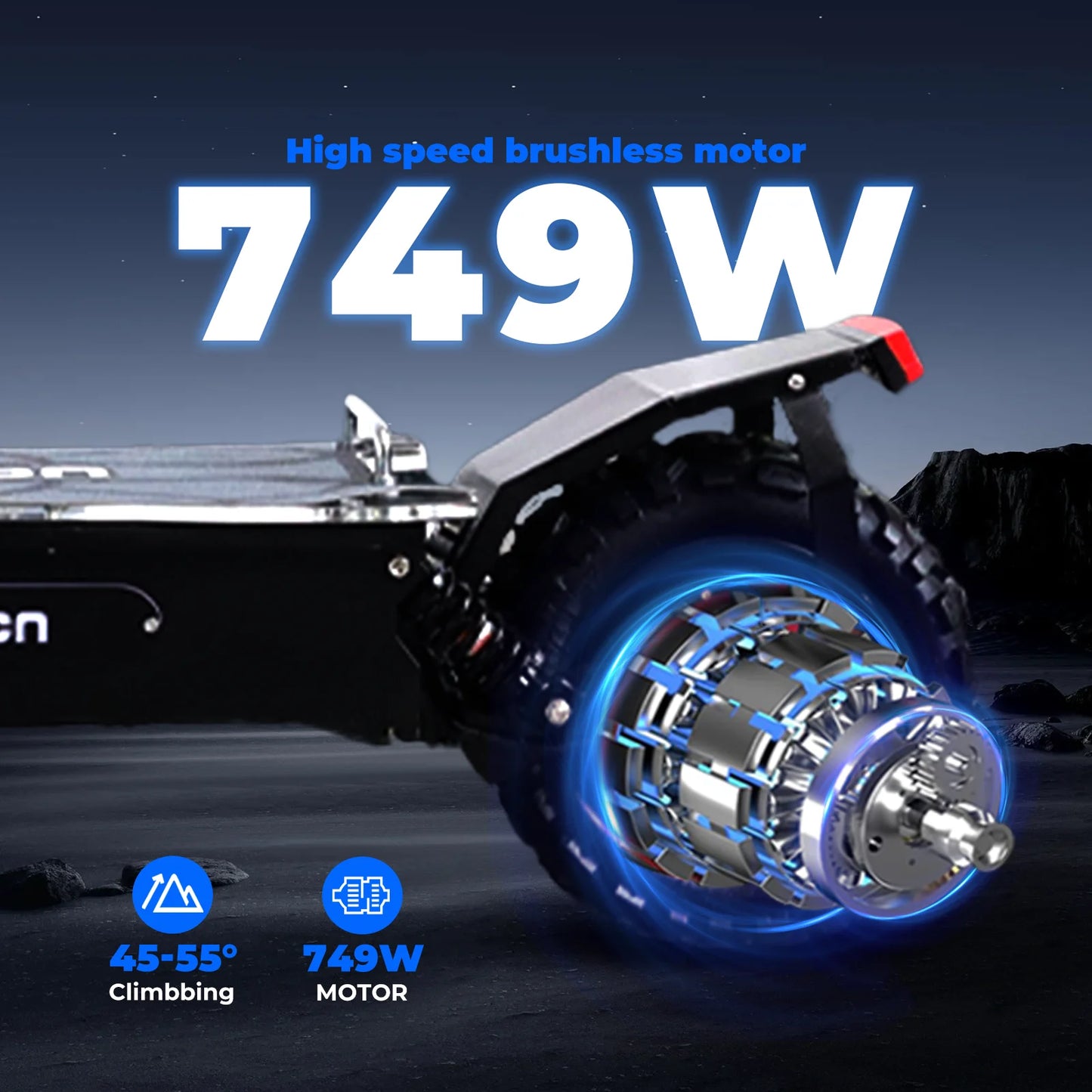 2800w Dual Motor Electric Scooter, 40MPH 11 "Vacuum Off Road Wheel Belt Double Shock Absorbed Folding Adult Off Road Scoote