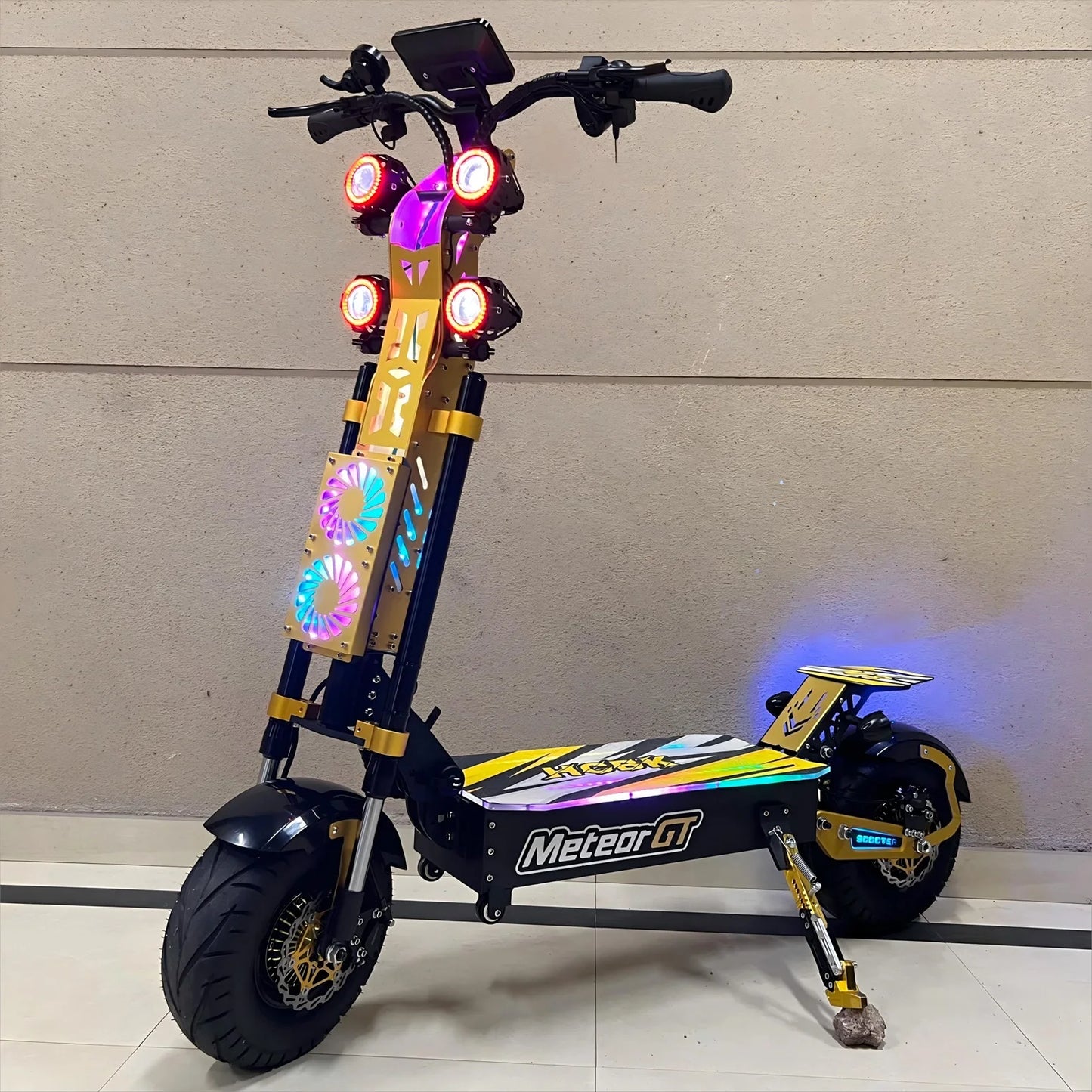 15000 Watts GT-M8 Off Road Adult Electric Scooter 72V50AH Battery 160km Dual Motor E-Scooter