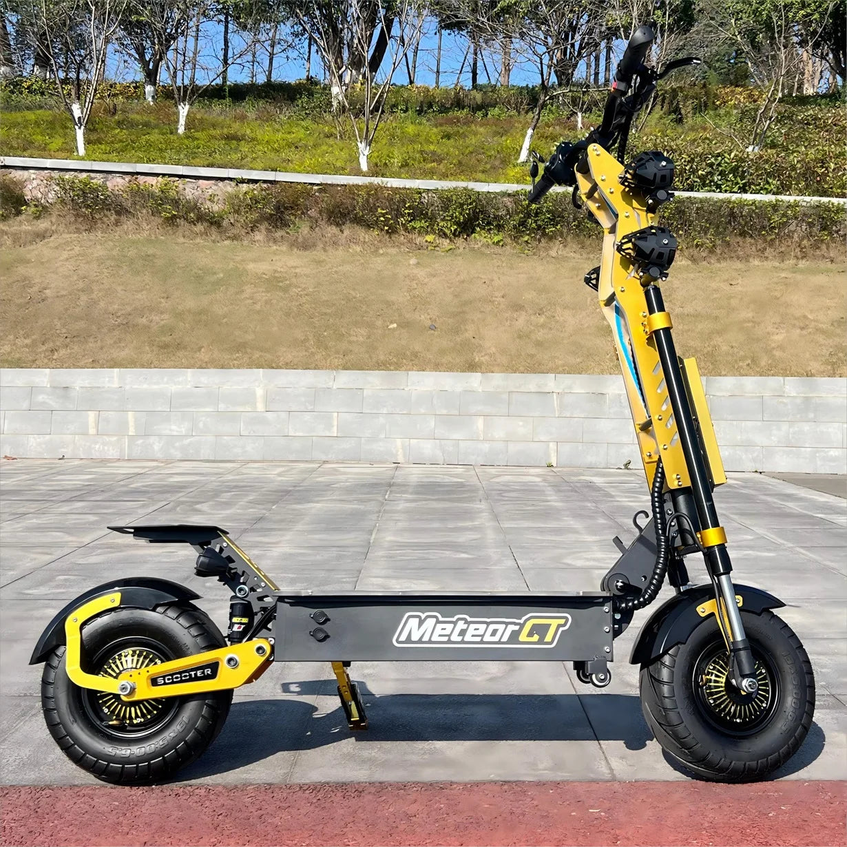 15000 Watts GT-M8 Off Road Adult Electric Scooter 72V50AH Battery 160km Dual Motor E-Scooter