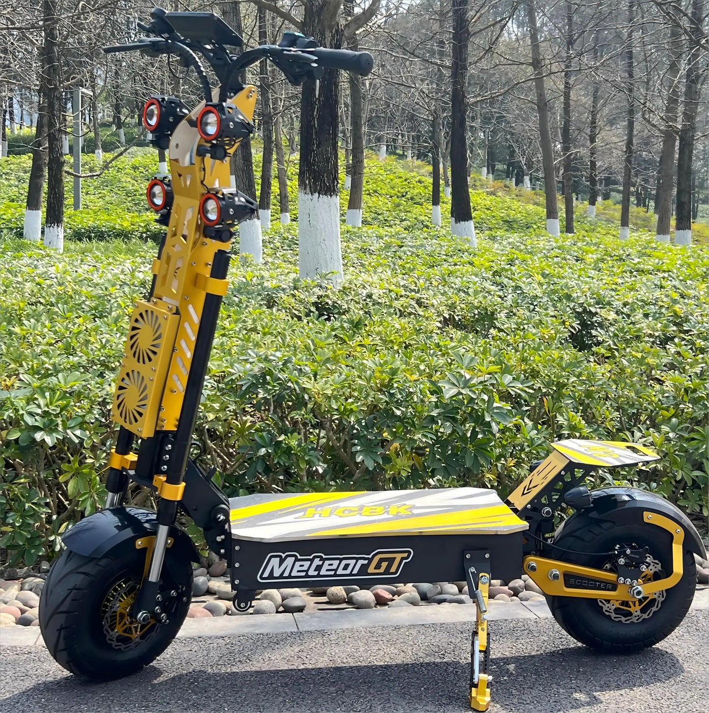 15000 Watts GT-M8 Off Road Adult Electric Scooter 72V50AH Battery 160km Dual Motor E-Scooter