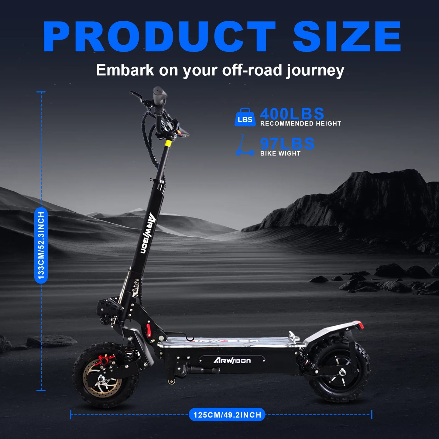 2800w Dual Motor Electric Scooter, 40MPH 11 "Vacuum Off Road Wheel Belt Double Shock Absorbed Folding Adult Off Road Scoote