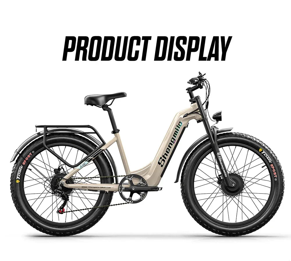 Shengmilo S700 Electric Bicycle 2000W Dual motor 48V 18AH lithium battery 26 Inch Electric Bike adult Mountain off-road e-bike