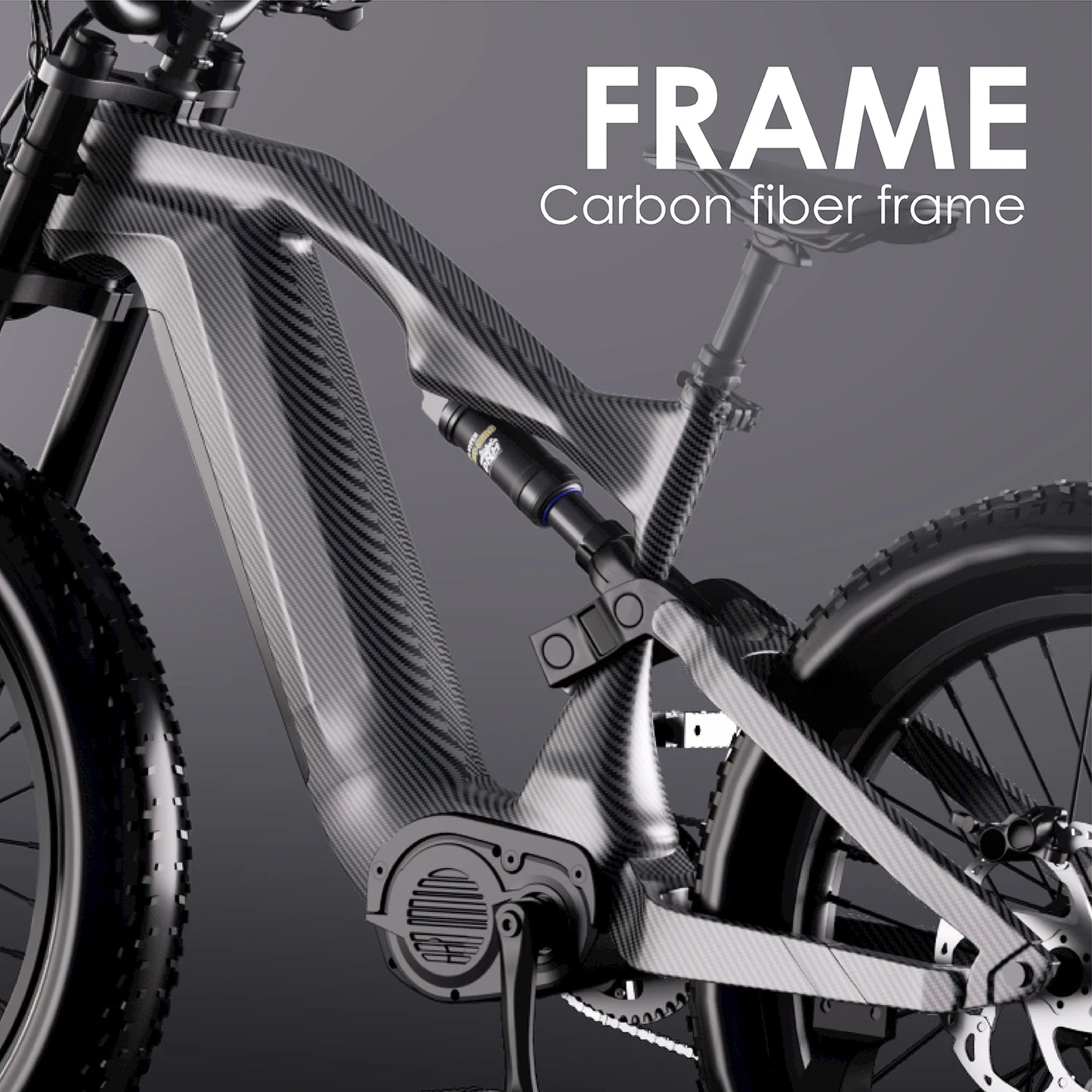 HEZZO-52V 1000W 21Ah Fat Tire Ebike