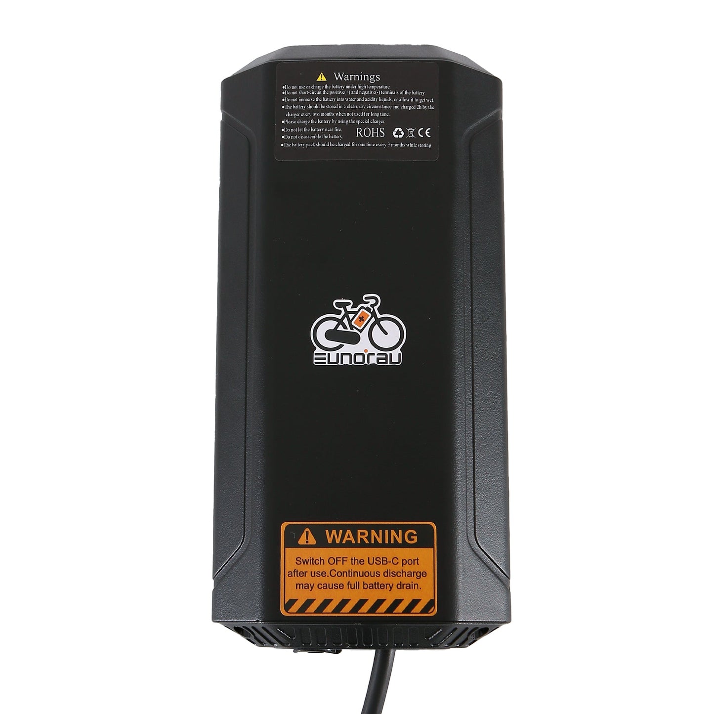EUNORAU 48V5AH Secondary Ebike Battery with Type-C Port