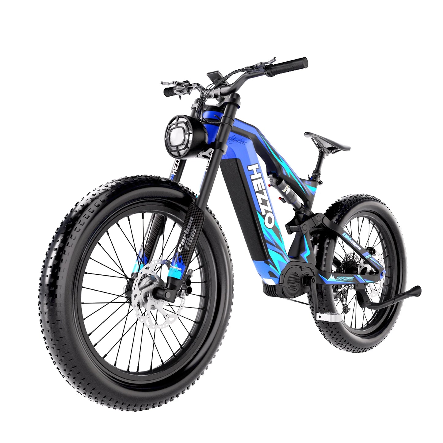 HEZZO-52V 1000W 21Ah Fat Tire Ebike