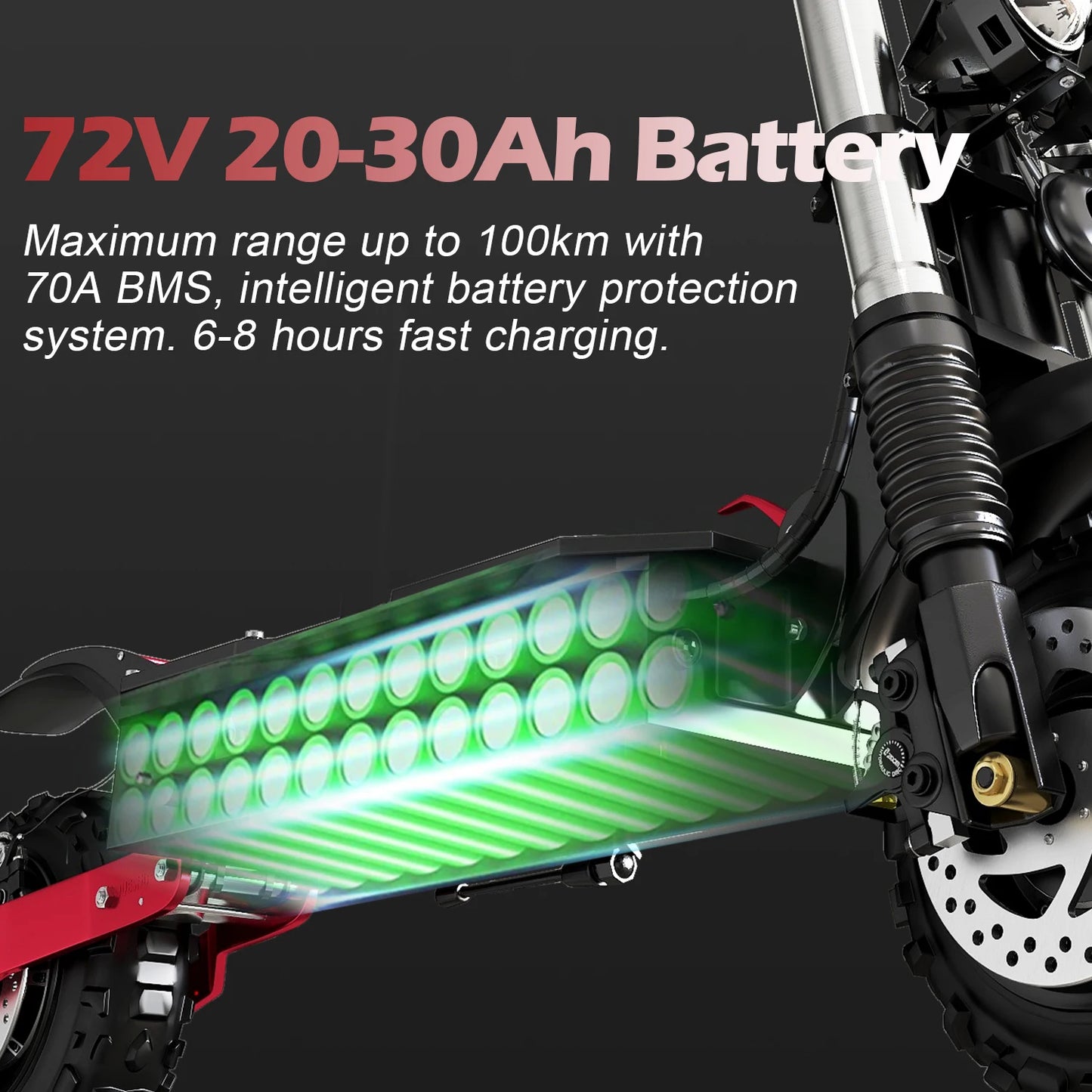 [Multi-model] 1200W-6000W Adult Electric Scooter up to 85km/h Fast E scooter with Seat Dual Drive Foldable 10/11" Tubeless Tires