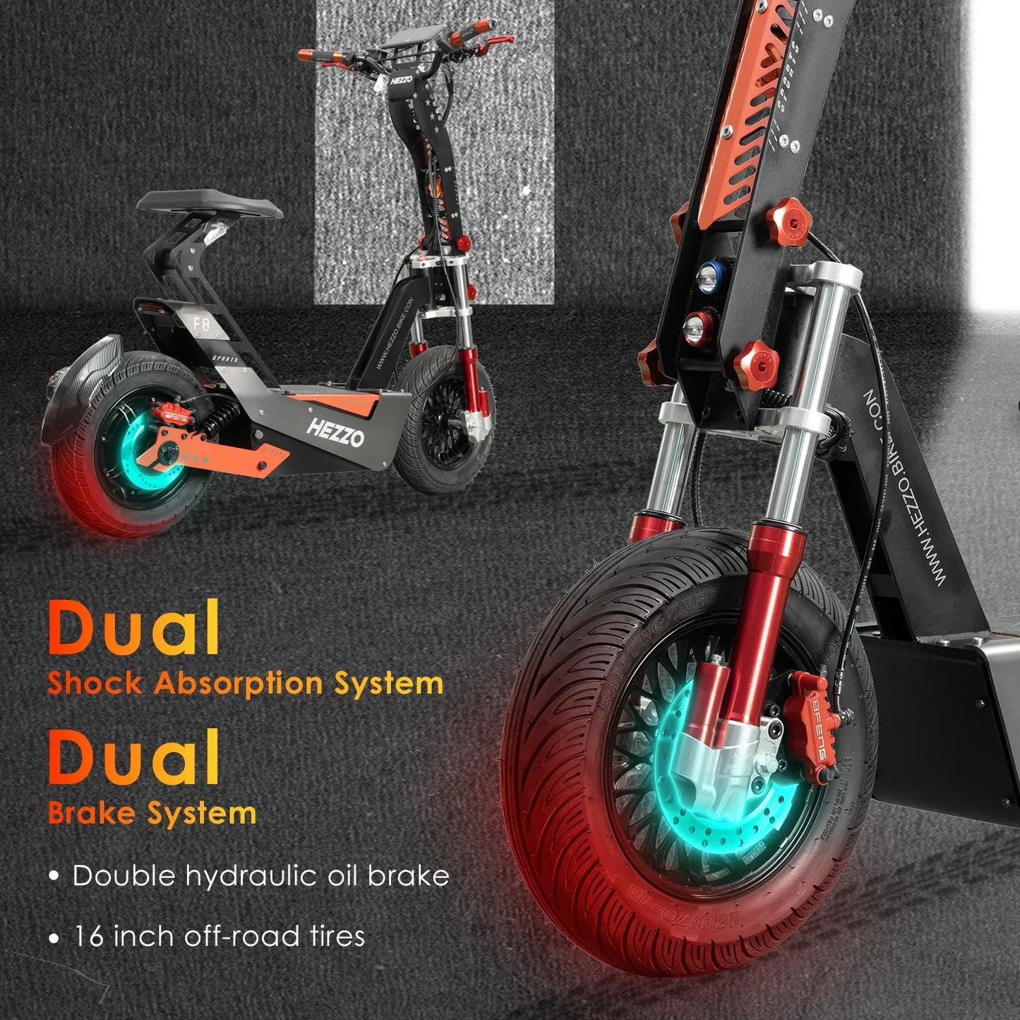 HEZZO-F8 Electric Scooter