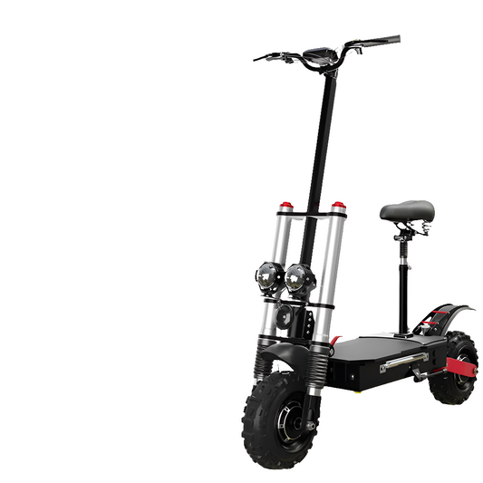 100KM Long Range Electric Scooter 48V-72V Lithium Battery Foldable Scooter Electric 11" OFF Road Tire Trottinettes électriques